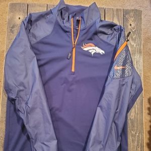 Men's Small Broncos Windbreaker Pullover